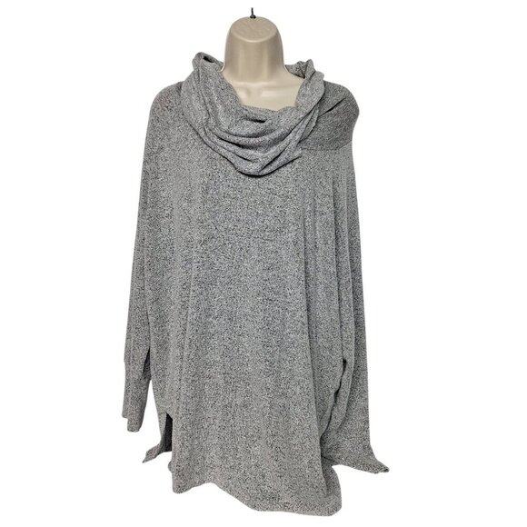 Alexander Jordan Women's Gray Cowl Neck Sweater 1X - Picture 2 of 5